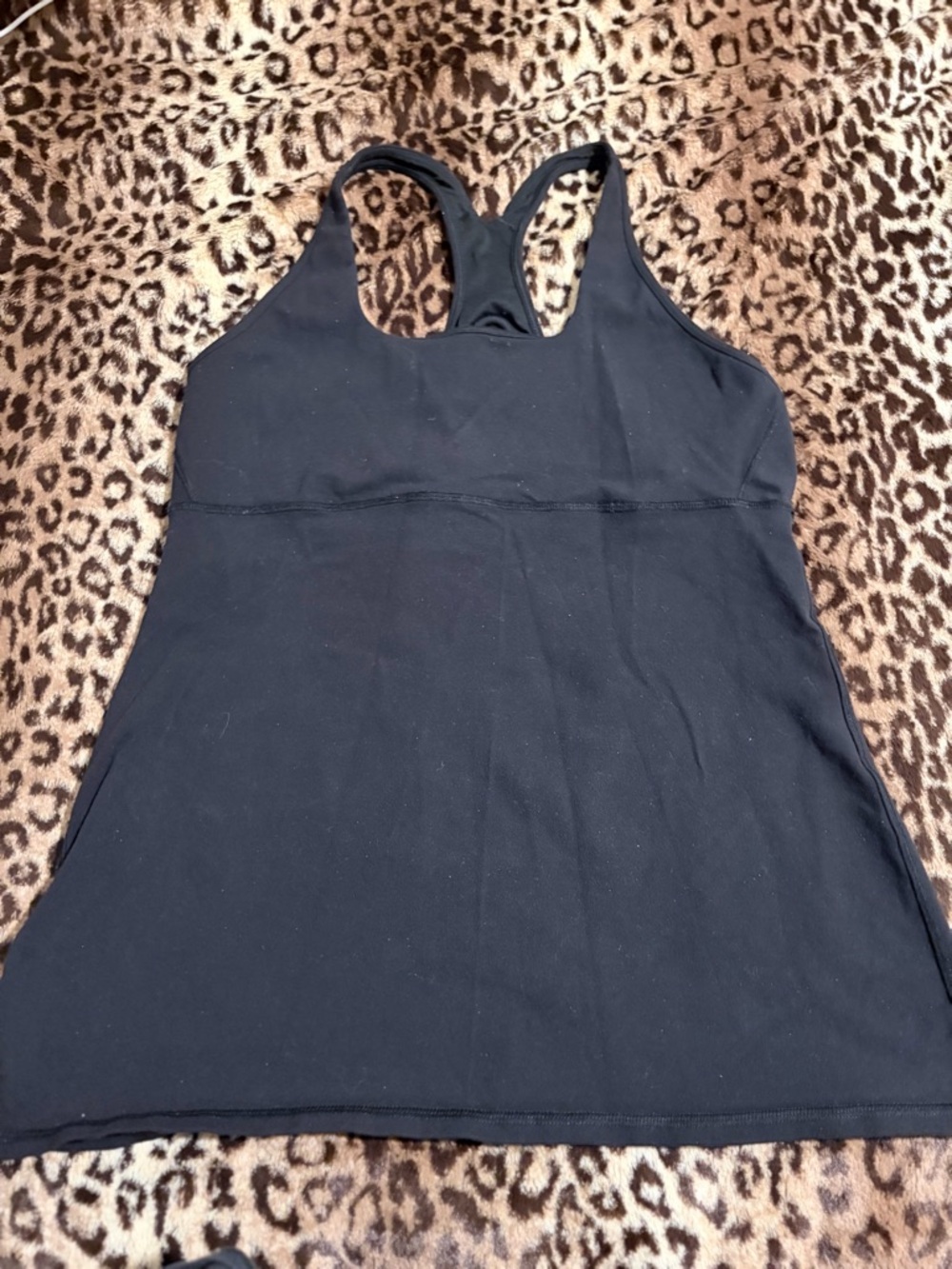 Lululemon Black Racerback Women’s Athletic Tank Top